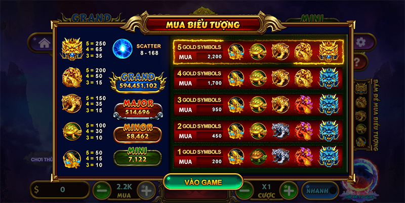 Những điểm vượt trội trong game Tứ Linh siêu đặc sắc